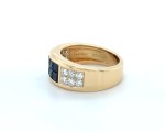 Cartier Diabolo Ring 750 Gold 8 Saphir & 12 Brillanten Gr. 52 – Bild 4