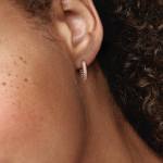 Pavé-Herz Ohrringe – Bild 3