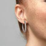 funkeln und Herzen Creolen – Bild 3