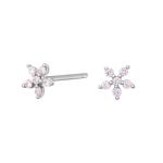 Noa Kids - Ohrringe - Rhd. Silber - Blume 345 172