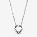 Pandora Logo Pavé-Kreis Halskette – Bild 4