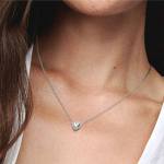 erhabenes Herz Halskette – Bild 3