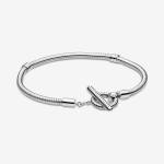 T-Verschluss Schlangen-Gliederarmband