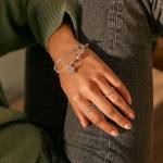 T-Verschluss Schlangen-Gliederarmband – Bild 3