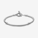 T-Verschluss Schlangen-Gliederarmband – Bild 4