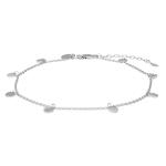 Nordahl Jewellery - Damen-Fußkette DISC52 - Rhd. Silber - 625 007