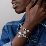 petrolfarbener Pavé-Clip – Bild 4