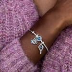 blauer Heißluftballon Reise-Charm – Bild 4