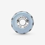 welliges dunkelblaues Ozean Murano-Glas Charm – Bild 3