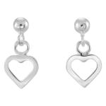 Noa Kids - Ohrringe - Rhd. Silber - Herz 325 063 9