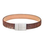 Son of Noa - Herren-Armband - braunes Kalbsleder 21cm - 897013-BROWN21