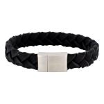 Son of Noa - Herren-Armband - schwarzes Kalbsleder 21cm - 897 023-BLACK21