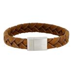 Son of Noa - Herren-Armband - braunes Kalbsleder 21cm - 897 023-BROWN21